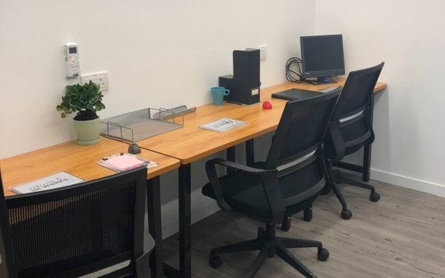 HK Works 3-person internal office
